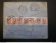 RUSSIA RUSSIE РОССИЯ STAMPS COVER 1923 REGISTER MAIL RUSSIE TO ITALY OVER STAMPS RRR RIF.TAGG. (122) - Storia Postale