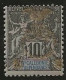 Nouvelle Calédonie YT 72A + Doré + N* Présence Française - Unused Stamps