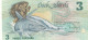 BILLETE ISLAS COOK 3 DOLARES 1992 P-6 SIN CIRCULAR - Sonstige – Ozeanien