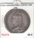 CR2650 MONEDA GRAN BRETAÑA 1 CORONA 1888 MBC - Otros – Europa