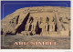 EGYPT - ABU SIMBEL, Front Of The Large Temple Of Ramses II., Nice Stamp , Large Format - Tempel Von Abu Simbel