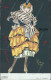 Az856 Cartolina Art Deco Liberty Donnina Woman Illustratore Artist Sacchetti - Other & Unclassified