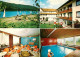 73895819 Freudenstadt Gasthof Pension Baeren Panorama Gastraum Hallenbad Freuden - Freudenstadt