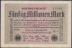 Reichsbanknote - 50 Millionen Mark 1923 Ro 108f VF- (3-) FZ A Sigma AΣ-4  (27247 - Sonstige & Ohne Zuordnung