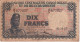 BILLETE DE EL CONGO BELGA DE 10 FRANCS DEL AÑO 1957 (BANKNOTE) - Repubblica Democratica Del Congo & Zaire