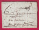 DEBOURSE MANUSCRIT DE MAGNY SEINE ET OISE INDICE 19 DEPART PARIS LETTRE - 1701-1800: Precursori XVIII