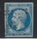 TIMBRE SIGNE TBE/LUXE N°14Ba Bleu Sur Vert  Signé Scheller - 1853-1860 Napoleone III