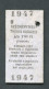 Ticket Edmondson De Tramway "Széchenyi-hegy -> Sagvari-liget, Quartiers De Budapest - Tchèquie - Europe