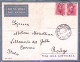 1937-Posta Militare/130 E C.2 (19.6) Su Busta Via Aerea Affrancata Eritrea Coppi - Eritrea