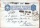1943-MARINA 501 Lineare Su Biglietto Franchigia Posta Militare N.550 (36.6) Fori - War 1939-45