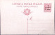 1919-EMISSIONI GENERALI Cartolina Postale Leoni C.10 Mill.18 Sovrastampato CC 10 - Trento