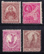 New South Wales, 1888 Y&T. 61, 62, 63, 64, MH. - Ungebraucht