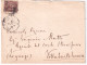 1880-Effigie Sopr. C.20/30 (57) Isolato Su Busta Padova (7.11) - Storia Postale