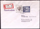 1957-Germania Raccoamandata Affrancata Con Due Valori Commemorativi - Storia Postale