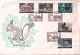 1960-Jugoslavia Animali Diversi Serie Cpl. (818/6) Su Due Fdc - FDC