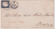 1862-effigie C.20 (7) Isolato Su Busta Firenze (3.9) - Storia Postale