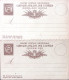 1882-Cartolina Postale RP C.10+10 Bruno Su Verde (C8) Nuova - Interi Postali