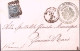 1866-effigie Sopr. C.20/15 (24) Isolato Su Busta Bologna (14.10) - Storia Postale