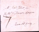 1857-NAPOLI Ovale Monteleone Cartella Rossa Su Lettera Completa Testo(19.2) Per  - 1. ...-1850 Prefilatelia