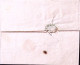 1857-NAPOLI Ovale Monteleone Cartella Rossa Su Lettera Completa Testo(19.2) Per  - ...-1850 Voorfilatelie