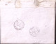 1865-effigie C. 5 E 15 Tir. Londra (L16+L18) Lettera Completa Testo Pistoia (2.1 - Marcophilie