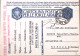 1943-COMANDO DIVISIONE FANTERIA "MESSINA" Lineare Rosso Su Cartolina Franchigia  - Poststempel