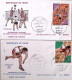 1978-Niger Campionato Nazionale Sport Scolastici Serie Cpl. (415/8) Su 4 Fdc - Níger (1960-...)