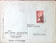 1952-CARDINAL MASSAIA Lire 25 (702) Isolato Su Busta - 1946-60: Poststempel