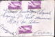 1952-Posta Aerea Tre Lire 50 (134) Su Busta Via Aerea Agropoli Per Il Venezuela - 1946-60: Poststempel