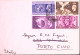 1948-GRAN BRETAGNA Giochi Olimpici Serie Cpl. (241/4) Su Busta Per Italia - Lettres & Documents