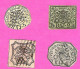 Vatican Vaticane Lot Yvert N°3-5-7-9 Oblitérés 2-4-6-8 Baj Petits Charnière Bel Ensemble - ...-1929 Prephilately