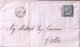 1867-SOPR. C.20/15 (24) Isolato Su Lettera Completa Testo Castiglione Stiviere ( - Marcofilie