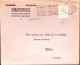 1956-Belgio Giardini Di Gand/Bruxelles (26.2) Annulla Targhetta Su Busta Per Ita - Otros & Sin Clasificación