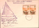 1974-TRISTAN Da CUNHA 1 Yacht Landed Calshot Harbour (18.3) Annullo Speciale Su  - Tristan Da Cunha