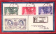 1937-Malta Incoronazione Giorgio VI Serie Completa Fdc Raccomandata - Malte