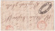 1861-TOSCANA STRADA LEOPOLDA UFF. CENTRALE Ovale DA ESIGERE C.mi 15 Rosso Su Let - Marcophilia