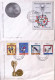 1966-POLONIA Campionato Mondiale Calcio '66 Serie Cpl. (1822/9+FG.44) Tre Fdc - FDC