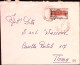 1961-UNITA' ITALIA Lire 30 Isolato Su Busta - 1961-70: Poststempel