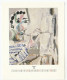 Postal Picasso Pintor Trabajando 1965 Impresa En España 2002 Textura Ediciones/Carte Postale Picasso, Peintre Au Travail - Peintures & Tableaux