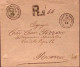 1898-CASALETTO SPARTANO/(SALERNO) C1 (25.9) Su Raccomandata Affrancata Effigie C - Storia Postale