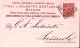 1894-DROGHE MEDICINALI BERTARELLI-MILANO Avviso Di Passaggio Milano (18.8) Affra - Storia Postale