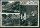 Cuneo Cartignano Mappa COLLA Foto FG Cartolina MZ1917 - Cuneo