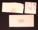 1927-COO (EGEO) Tre Frammenti Con Tre Annulli Completi Differenti - Egée (Coo)