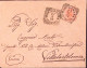 1899-MONTAGNANA/PADOVA Tondo Riquadrato (27.8) Busta Affrancata Effigie C.20 - Storia Postale