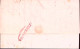 1851 SICILIA TERRANOVA Ovale Rosso Su Lettera Completa Testo (29.10) - Non Classés