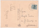 1953-FORZE ARMATE Lire 10 (699) Isolato Su Cartolina - 1946-60: Storia Postale