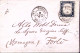 1862-effigie C.20 B.d.f. (2) Isolato Su Busta Torino (16.12.62) - Storia Postale