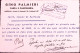 1948-Posta Aerea L.6 Soprastampato Coppia  (P.A. 135) Su Cart. Commerciale Carto - 1946-60: Storia Postale