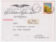 1969-FLORA Lire 180 (1107) Isolato Su Raccomandata Ponte Chiasso (5.2) - 1961-70: Poststempel