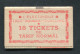 Carnet De 18 Tickets De Tramways Années 50 "L'Electrique" Lille - Roubaix - Tourcoing - Ticket De Tramway - Europe